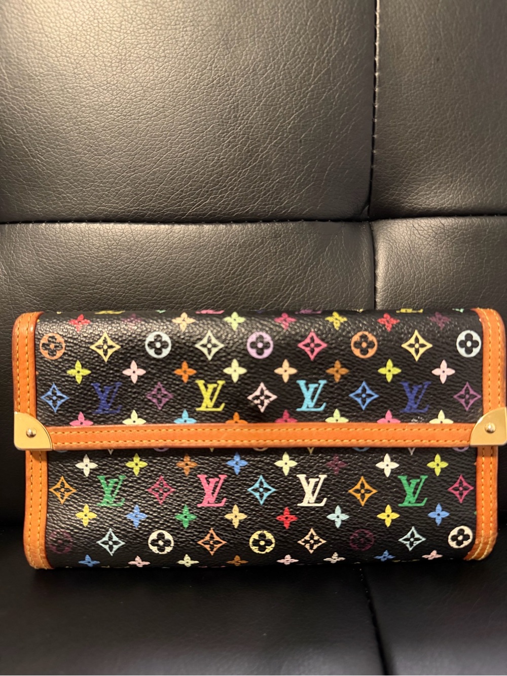 Authentic LV MURAKAMI wallet .